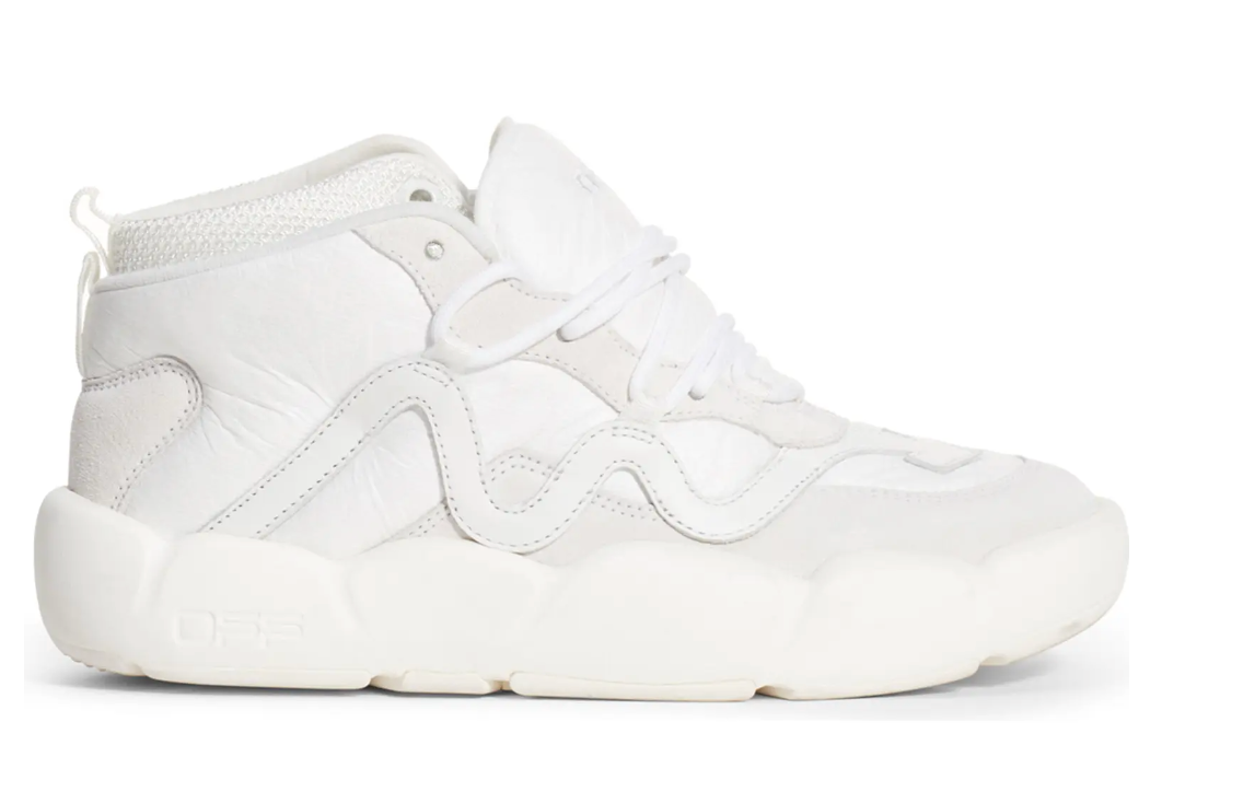 White Leather Women Sneaker