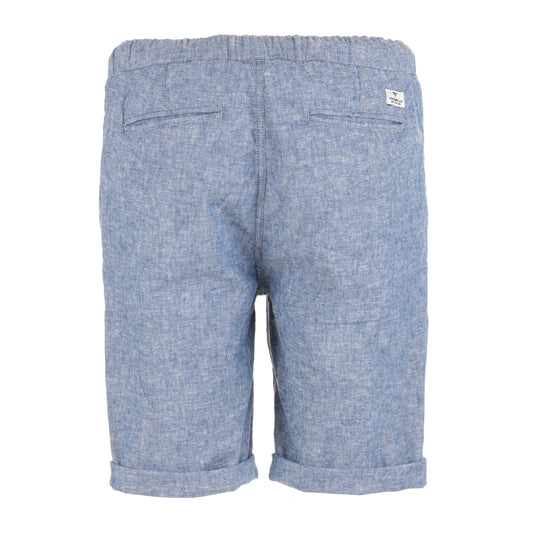Light Blue Linen Men Short
