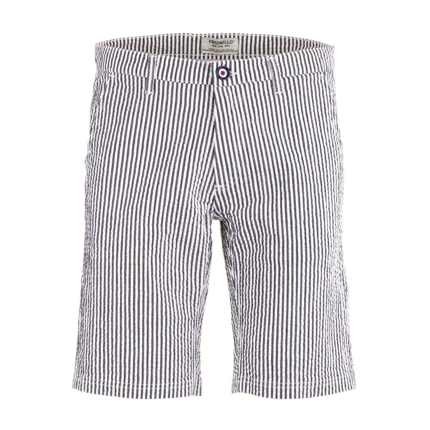 White Cotton Men Bermuda