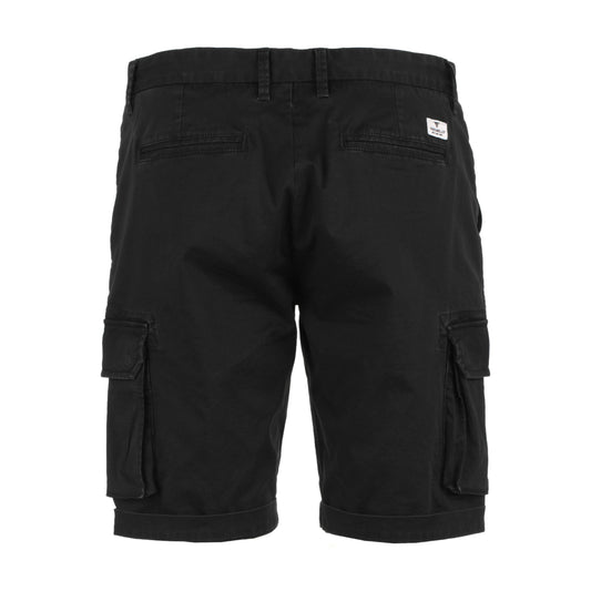 Chic Black Cotton Blend Shorts