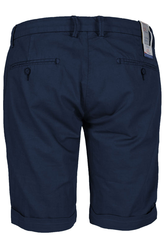 Blue Cotton Men Bermuda