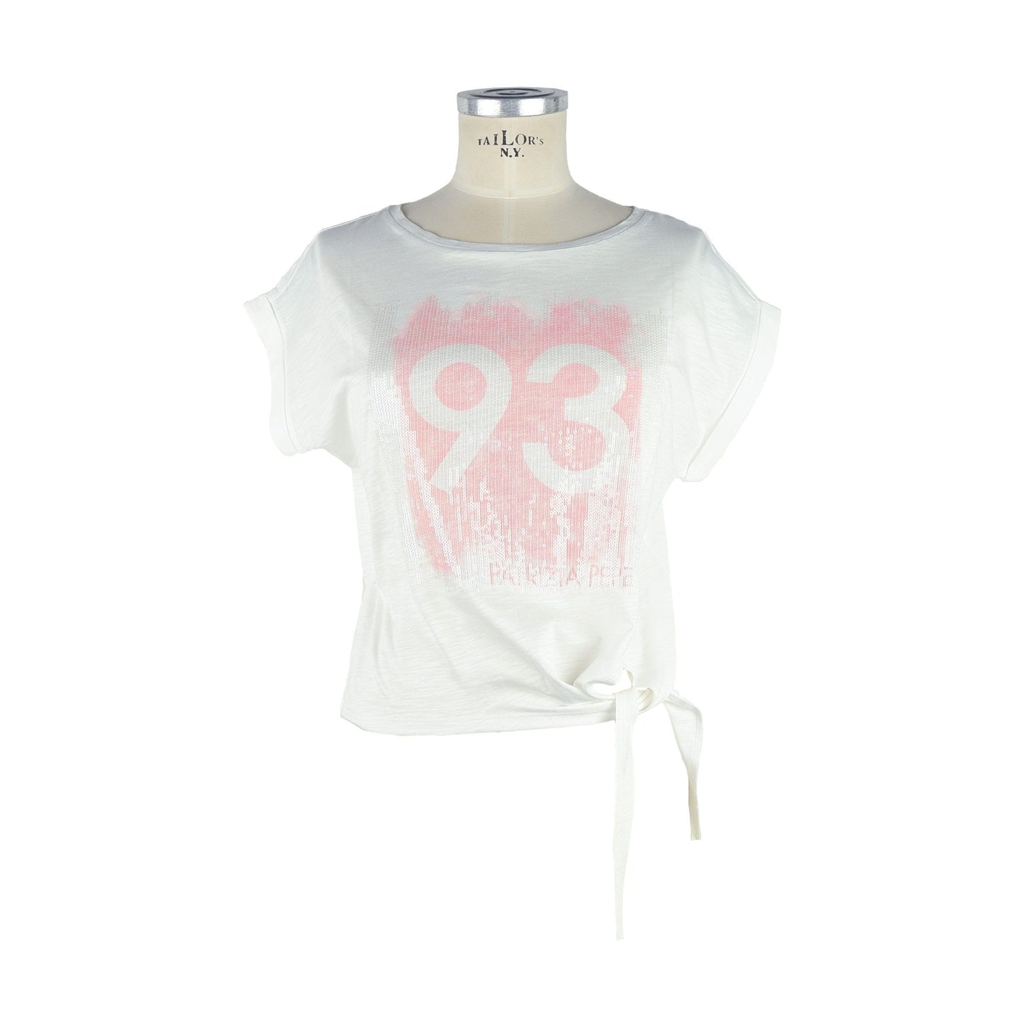 White Cotton Women Top