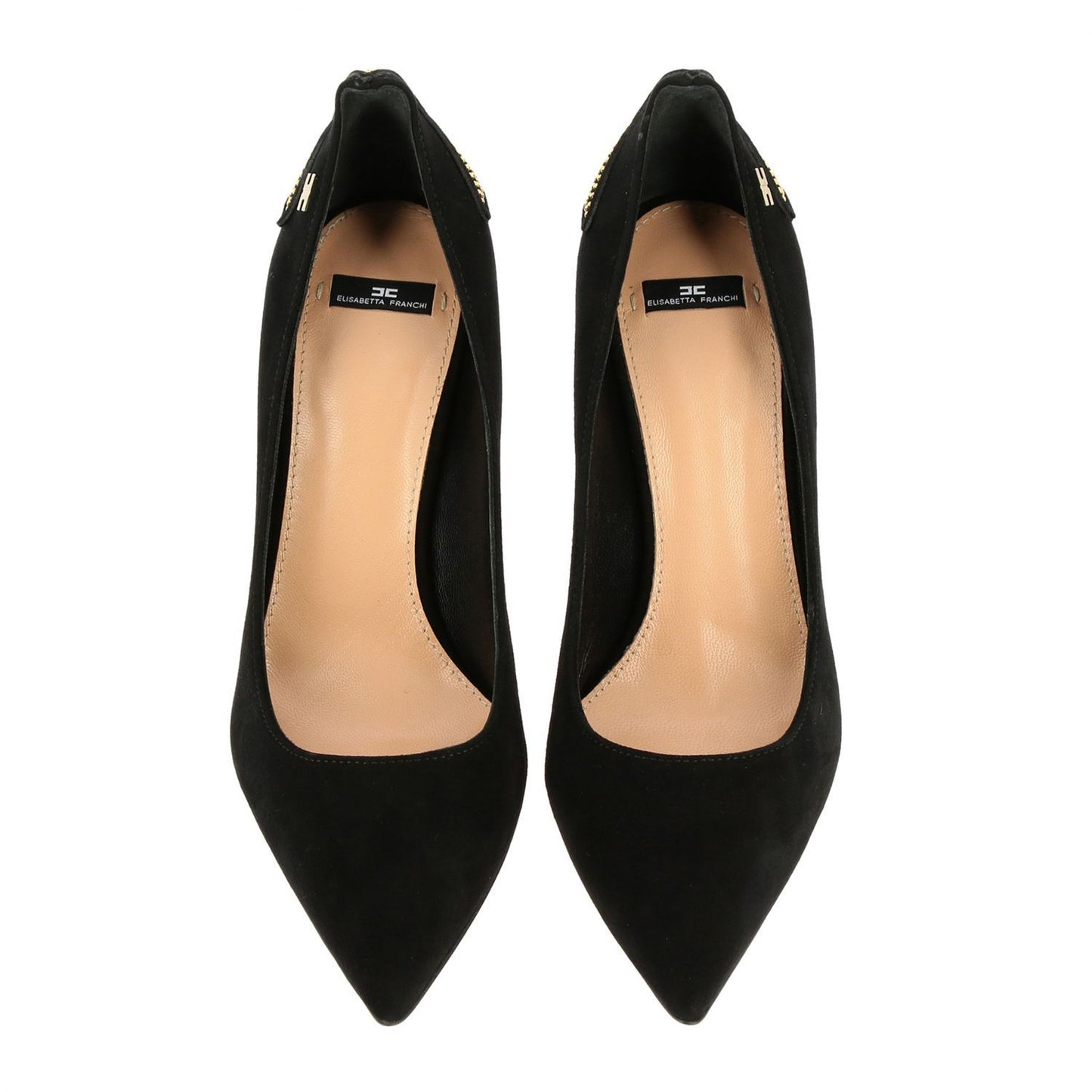 Black Leather Women Pump