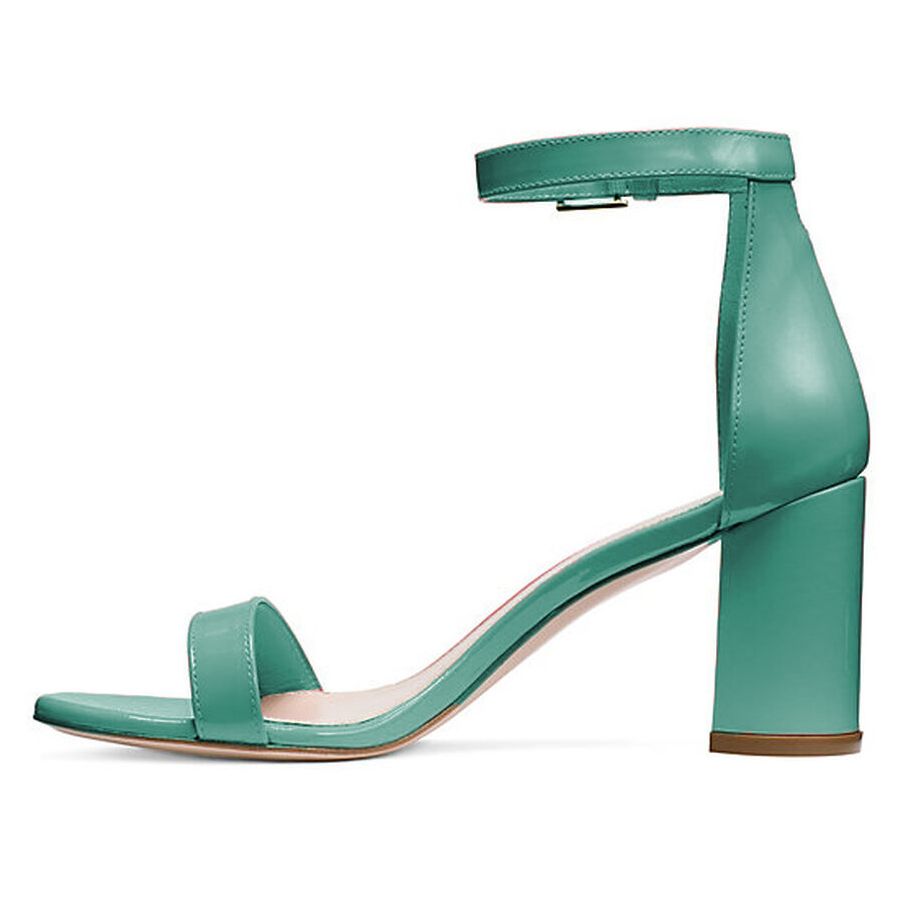 Light Blue Calfskin Women Sandal
