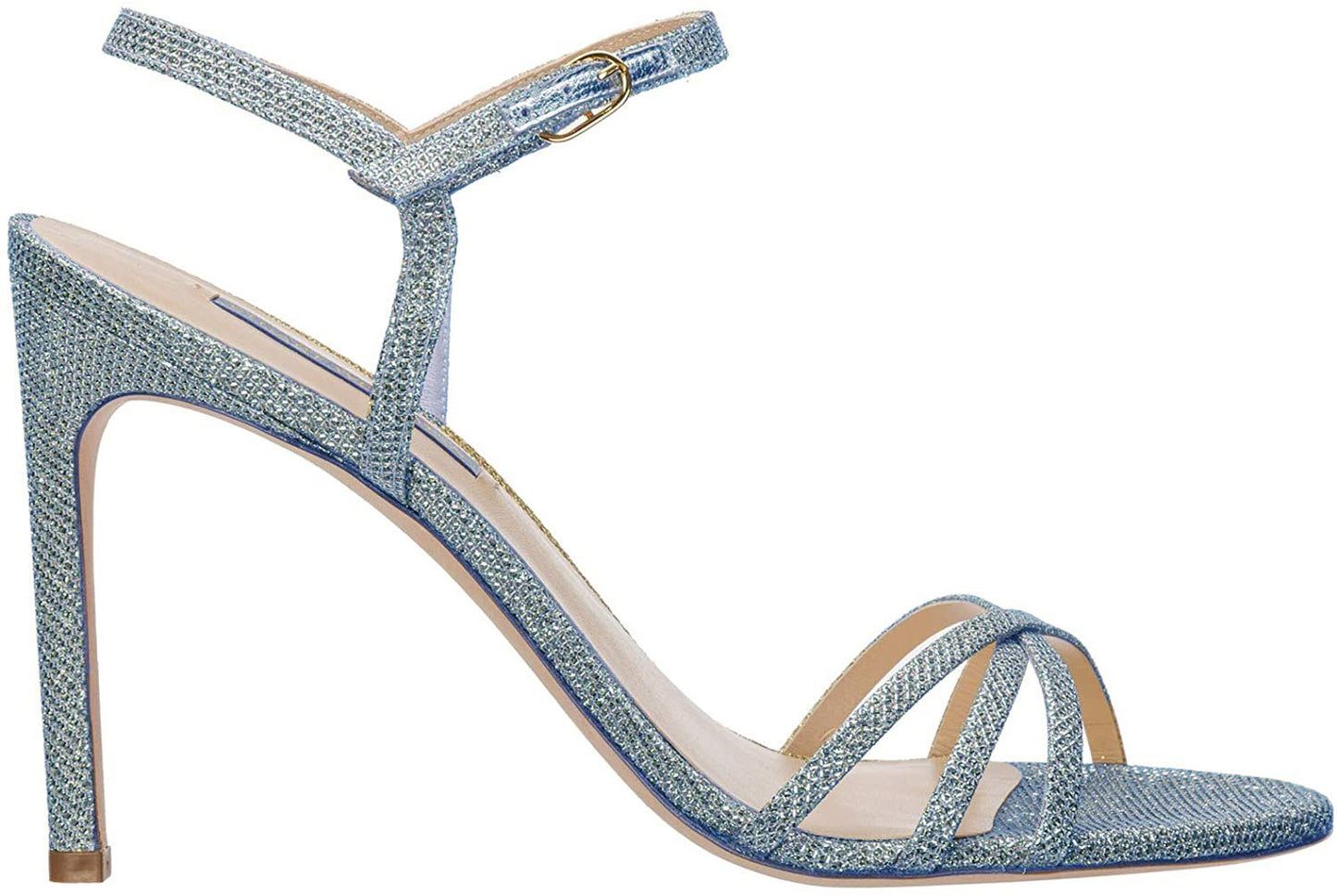 Light Blue Calfskin Women Sandal