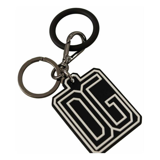 Black Rubber Men Keychain