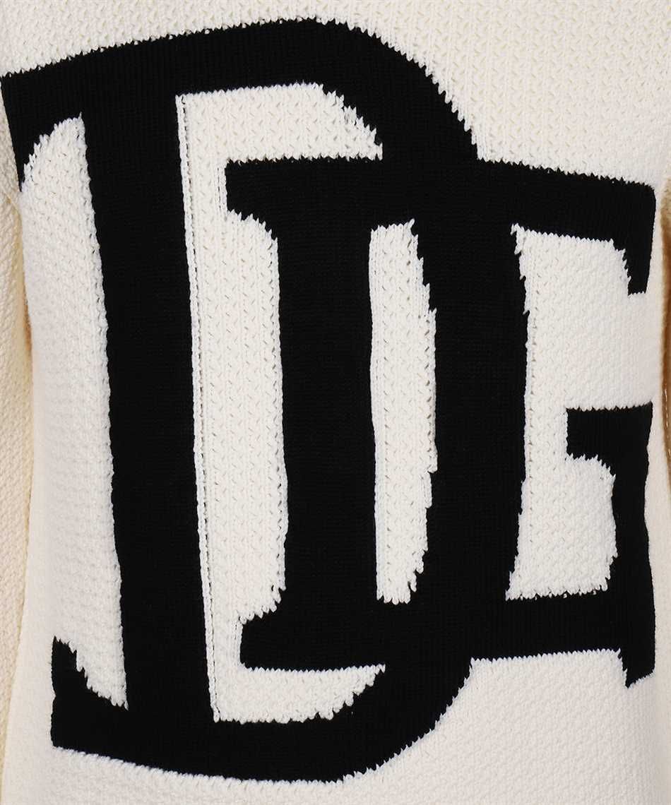 White Wool Men Sweater