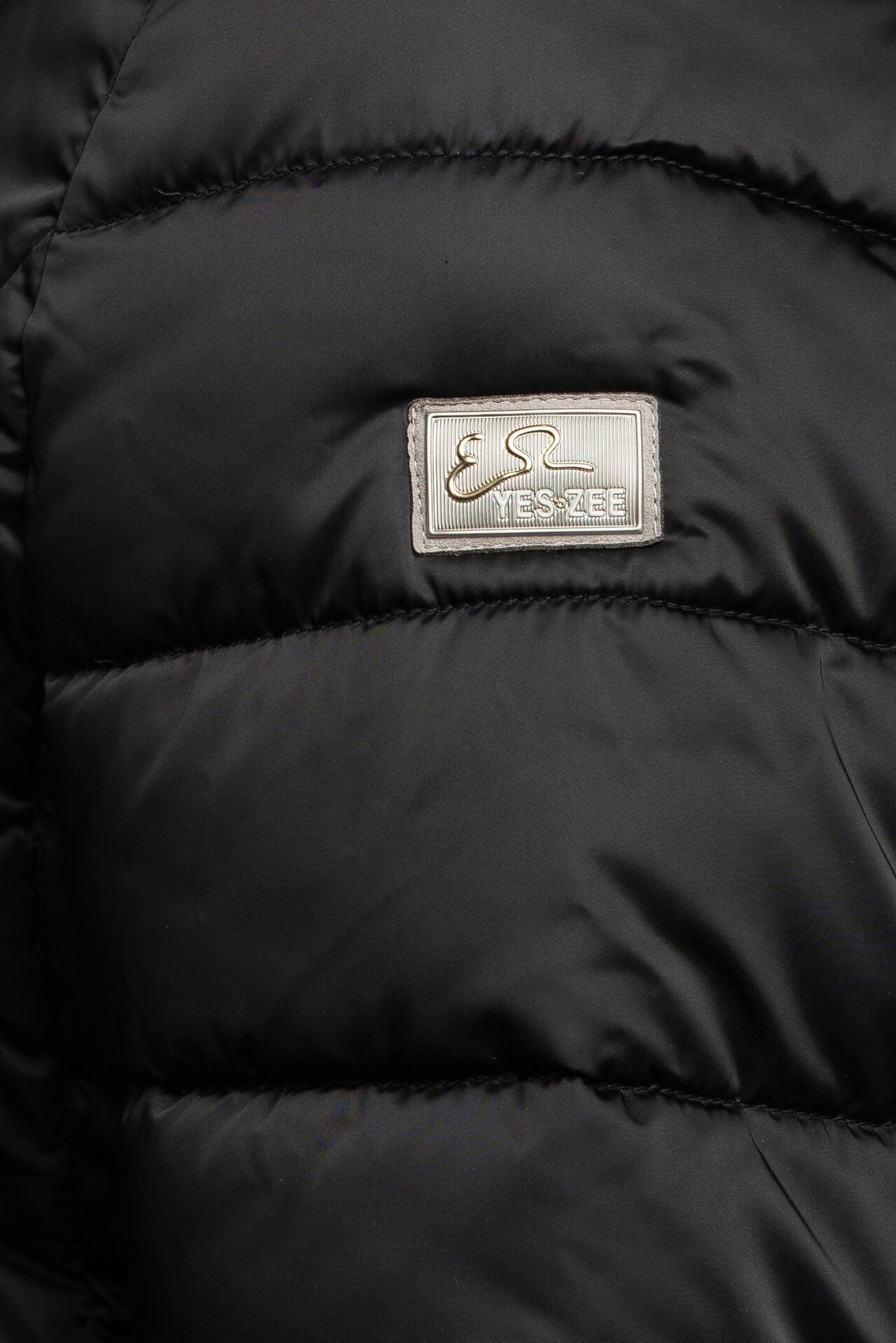 Black Polyester Women Jacket
