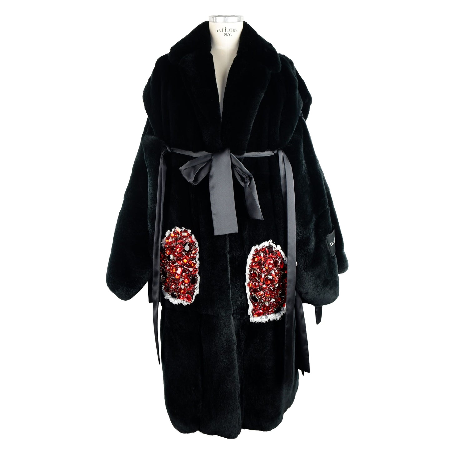 Black Rabbit Fur Women Jacket