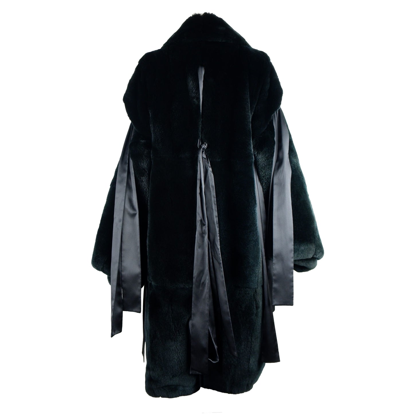Black Rabbit Fur Women Jacket