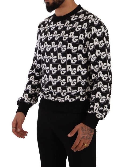 Elegant Monochrome Crewneck Sweater