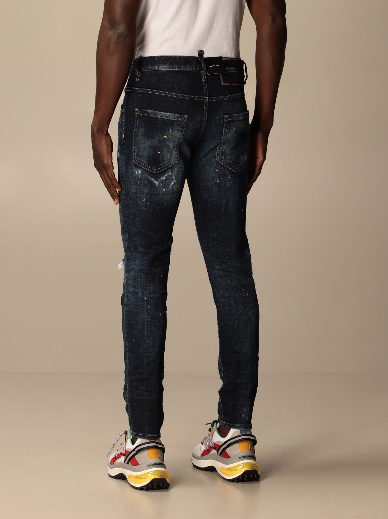 Blue Cotton Men Jean