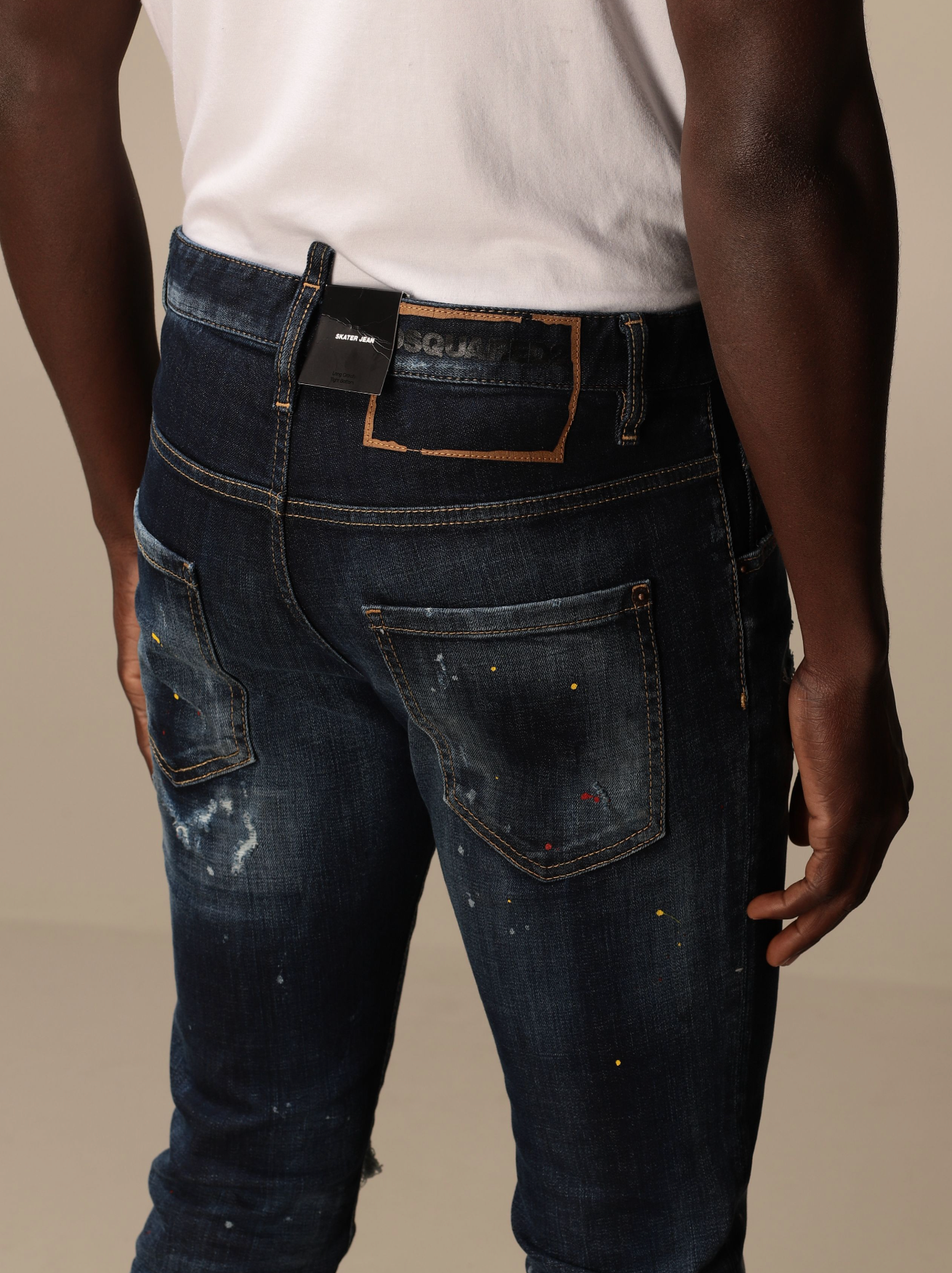 Blue Cotton Men Jean
