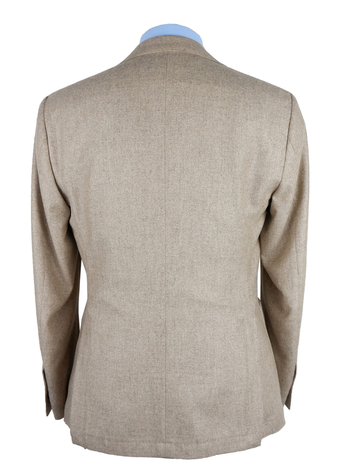 Beige Wool Men Blazer