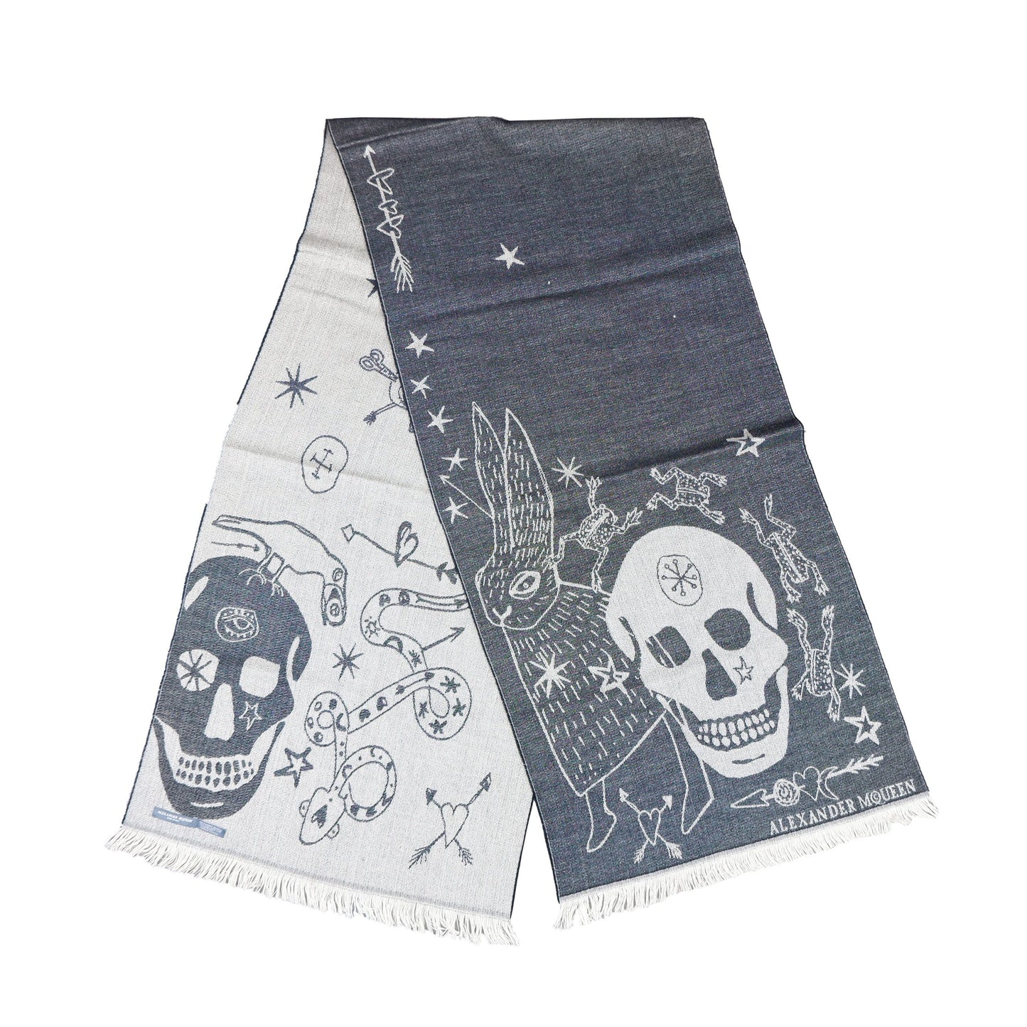 Black Wool Men Scarf
