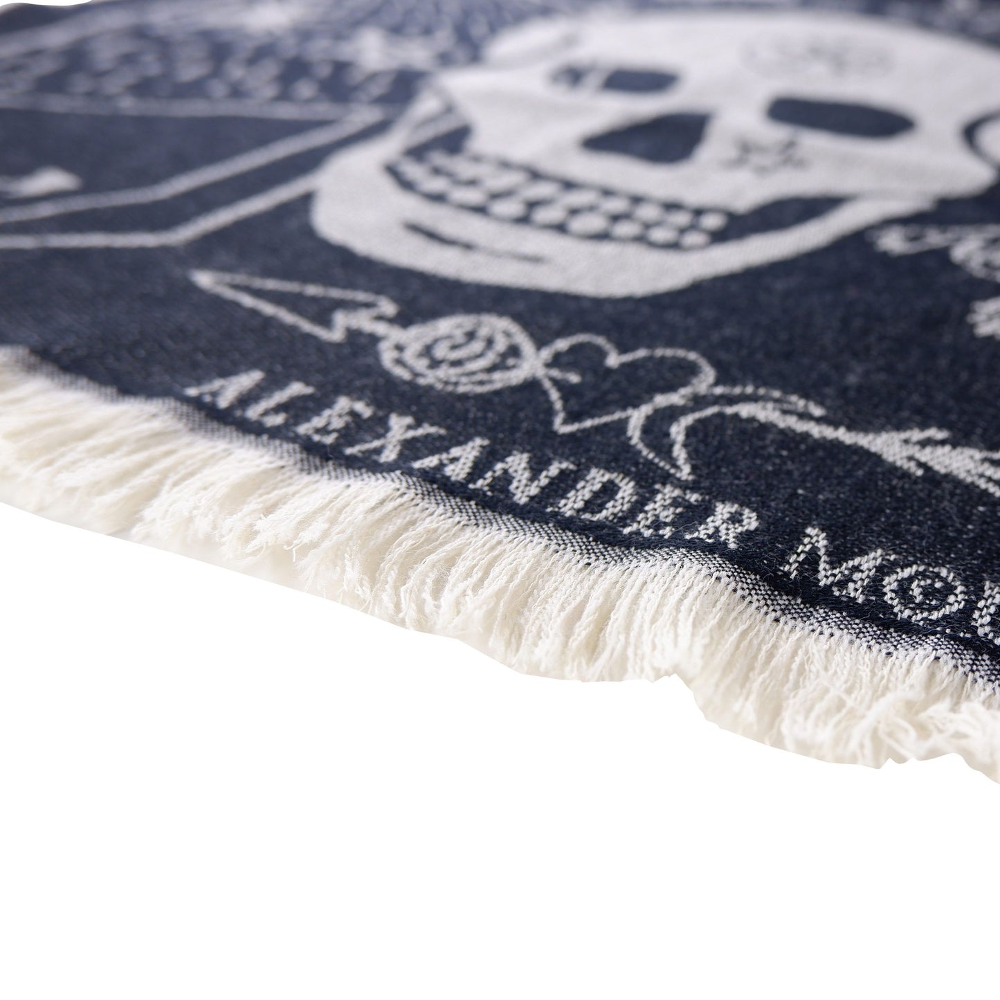 Black Wool Men Scarf