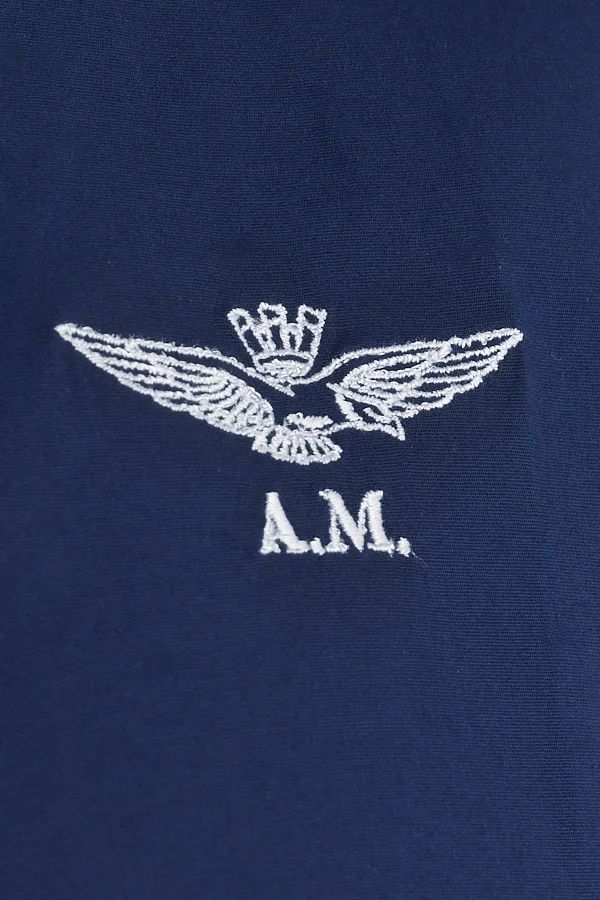 Blue Cotton Men's Shirt
