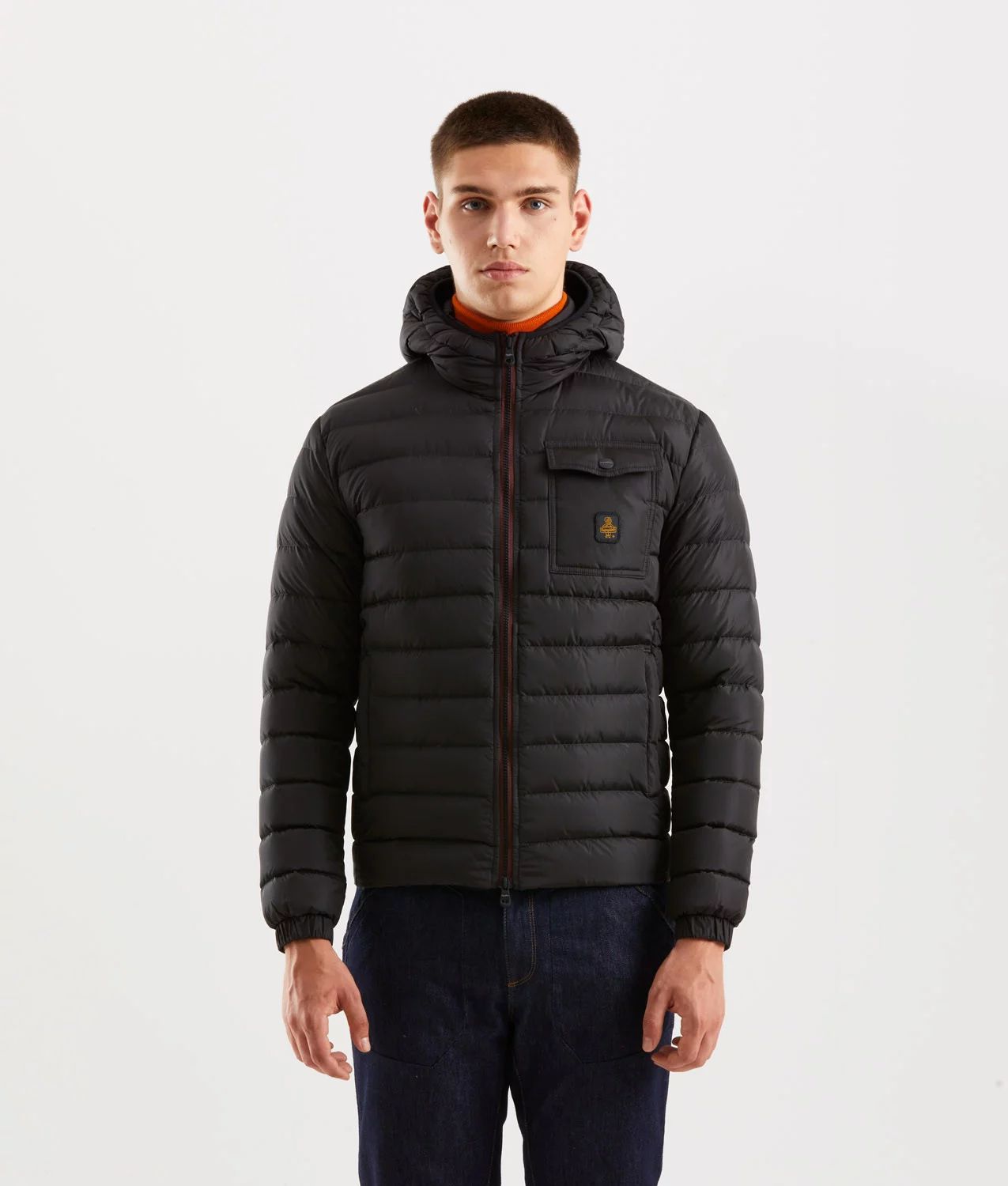 Black Nylon Men's Jacket