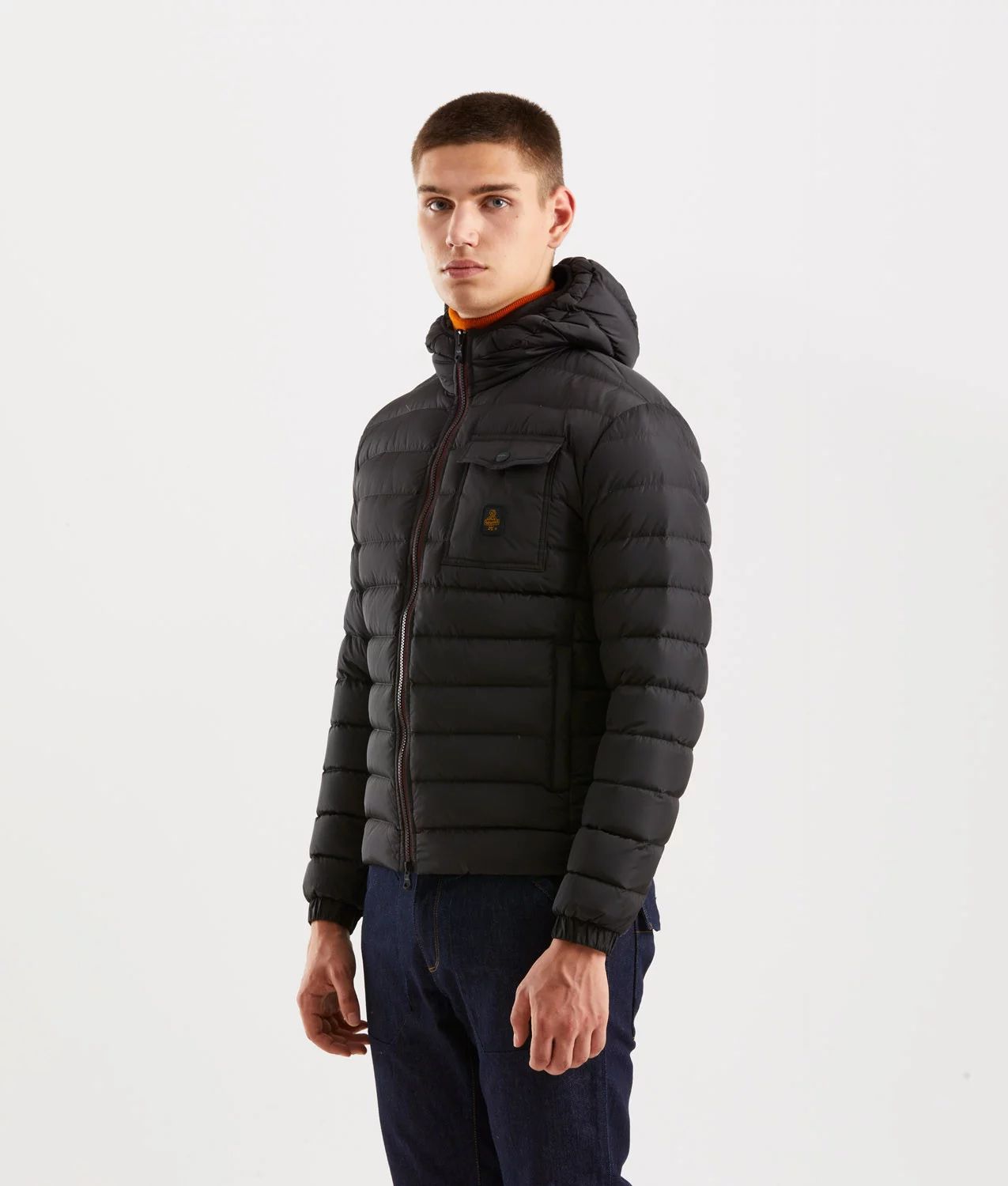 Black Nylon Men's Jacket