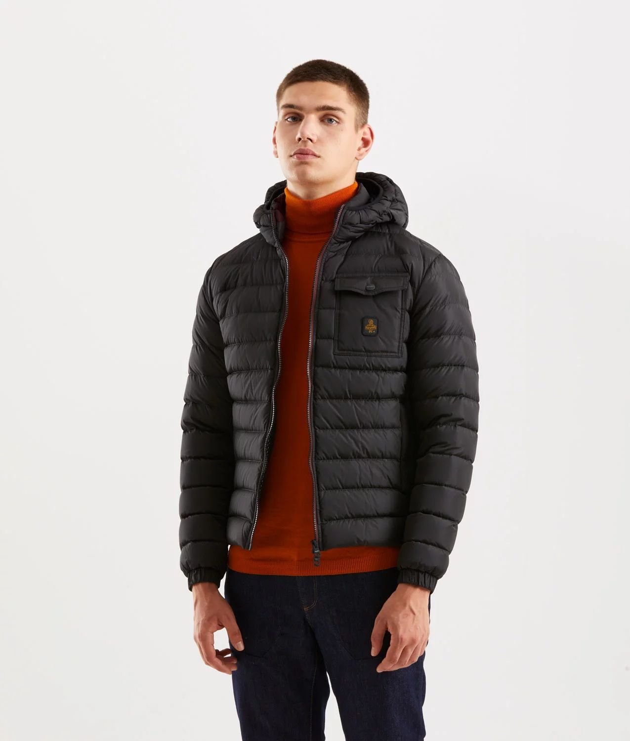 Black Nylon Men's Jacket