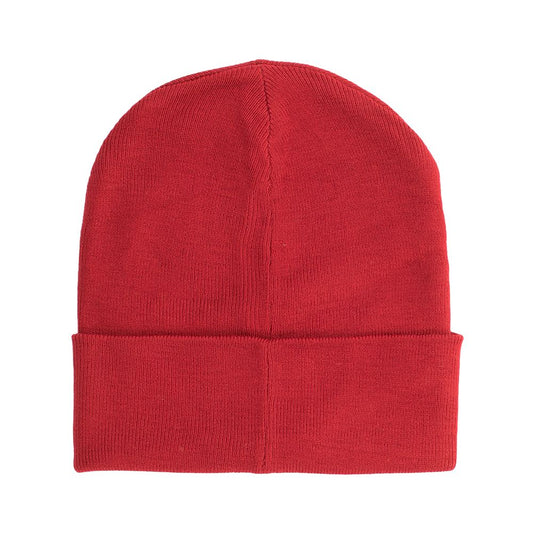 Red Acrylic Men Cap