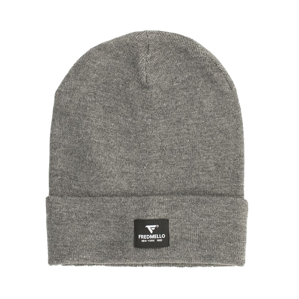 Gray Acrylic Men Hat