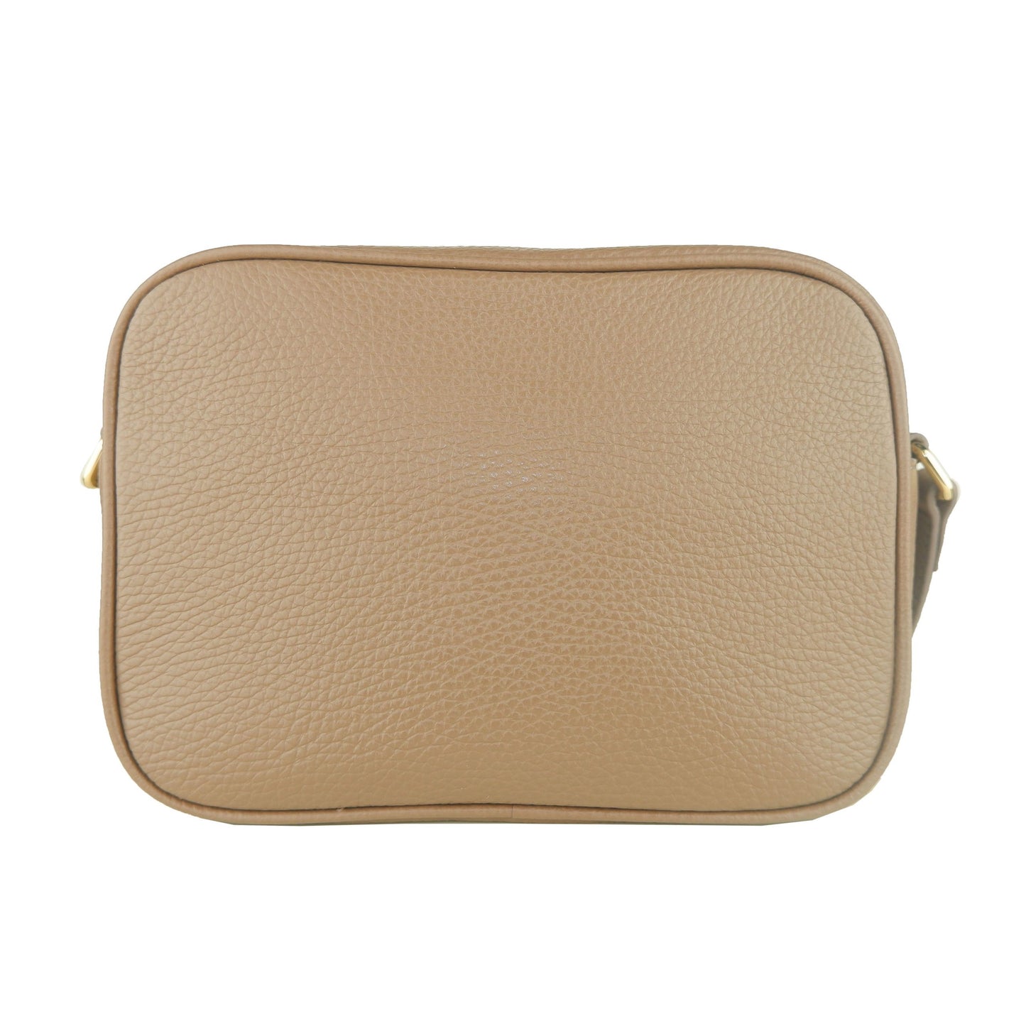 Gray Calfskin Leather Women Crossbody Bag