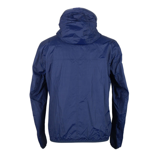 Blue Polyamide Men Jacket