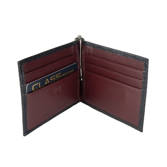 Black Calfskin Men Wallet