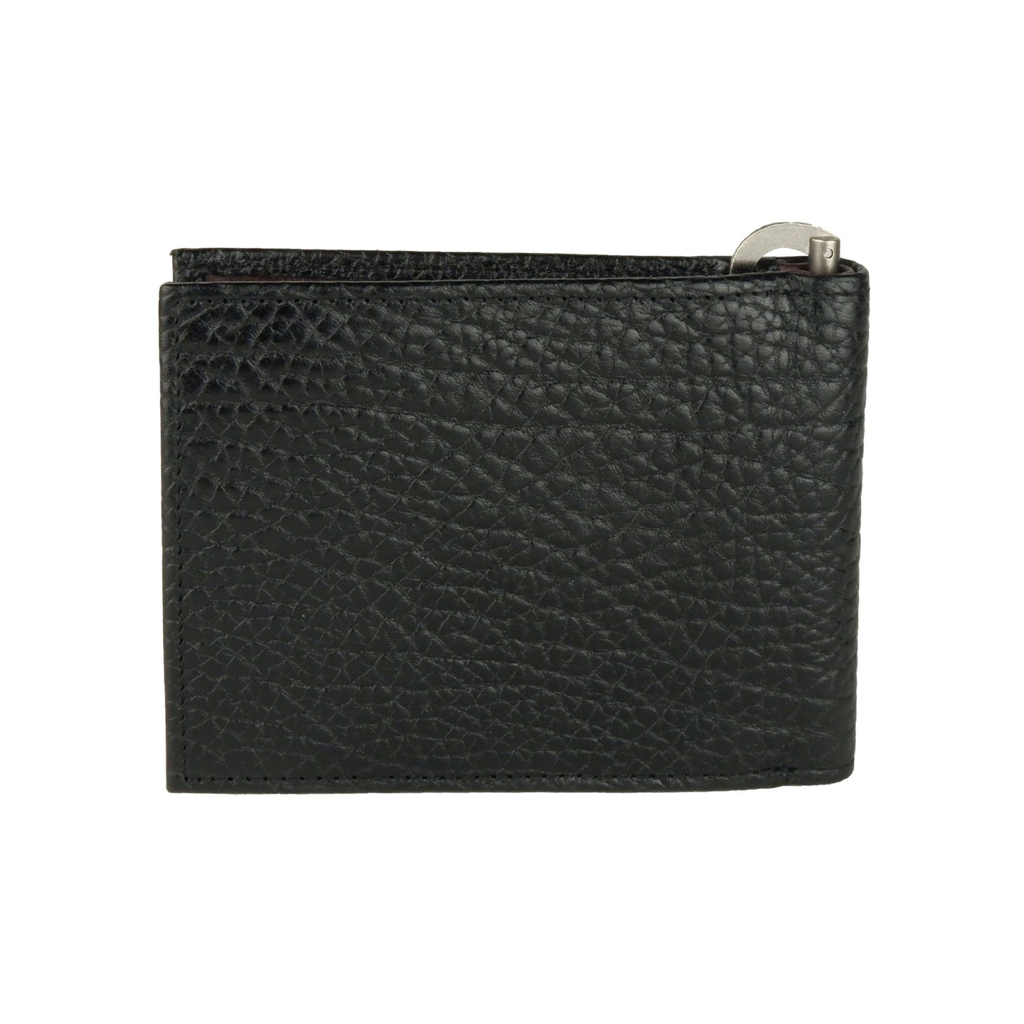 Black Calfskin Men Wallet
