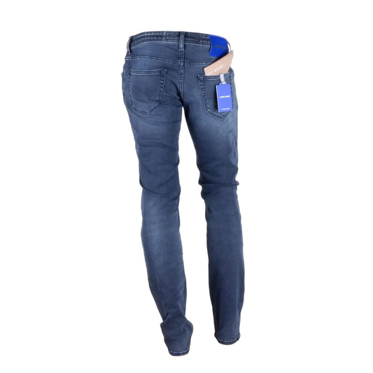 Blue Cotton Men's Jeans
