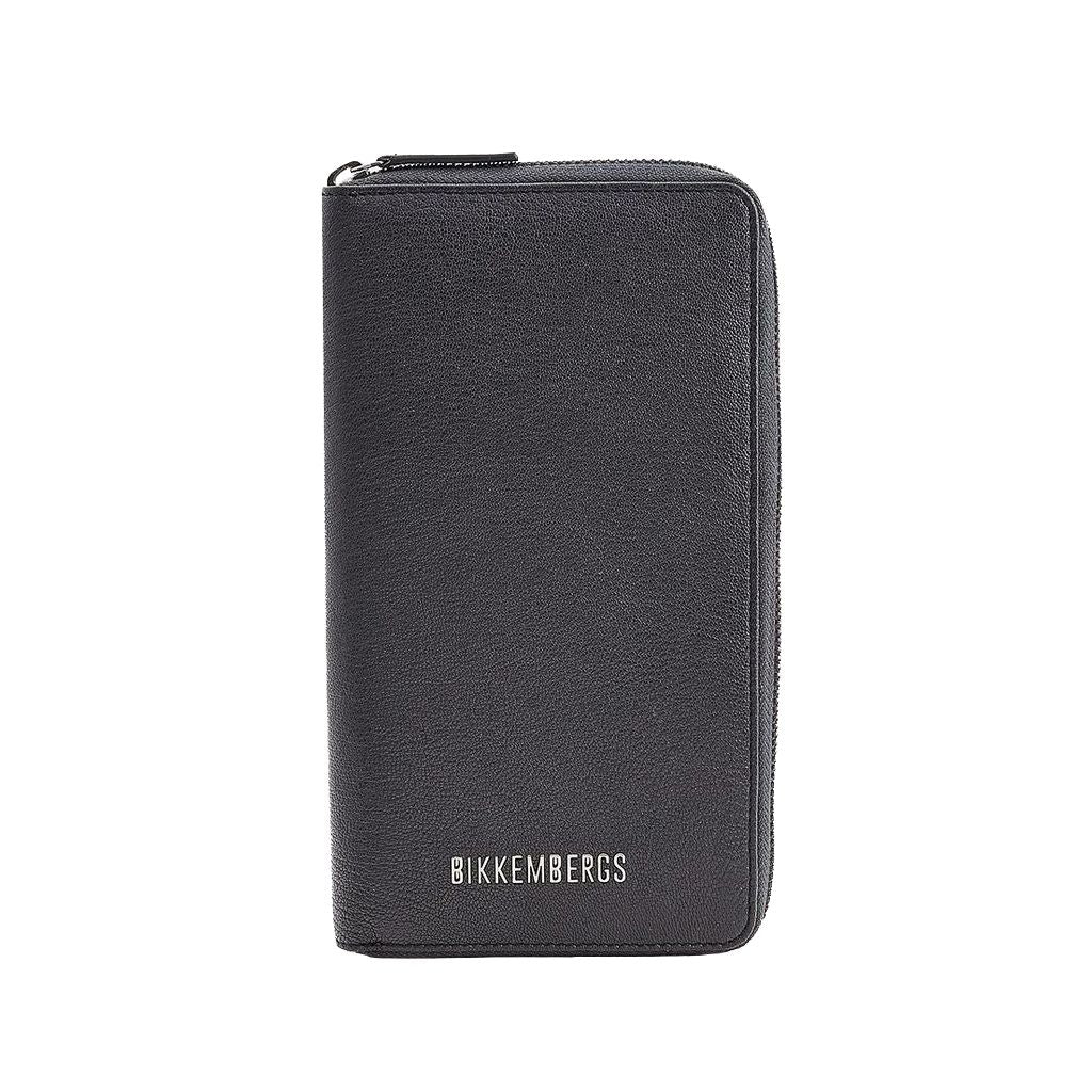 Black Calfskin Men Wallet