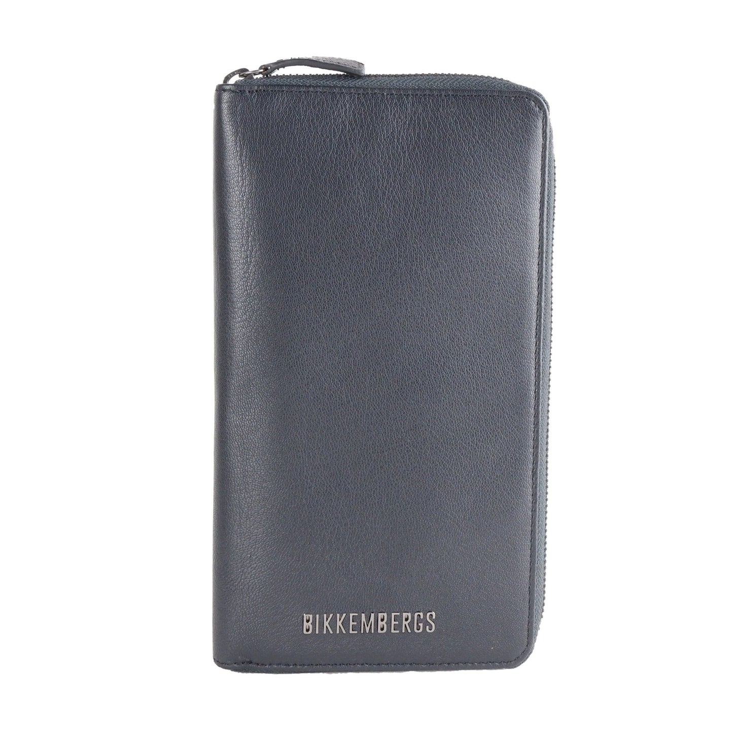 Blue Calfskin Men Wallet