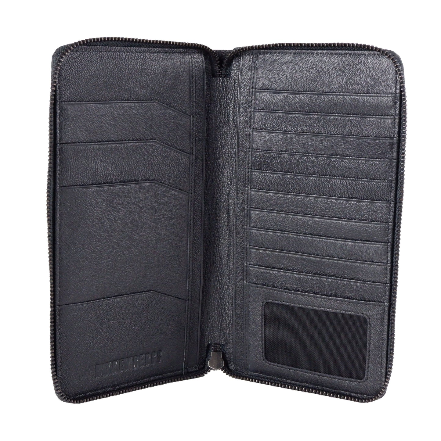 Blue Calfskin Men Wallet