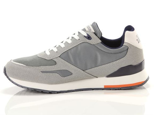 Gray Eco Fabric Men Sneaker