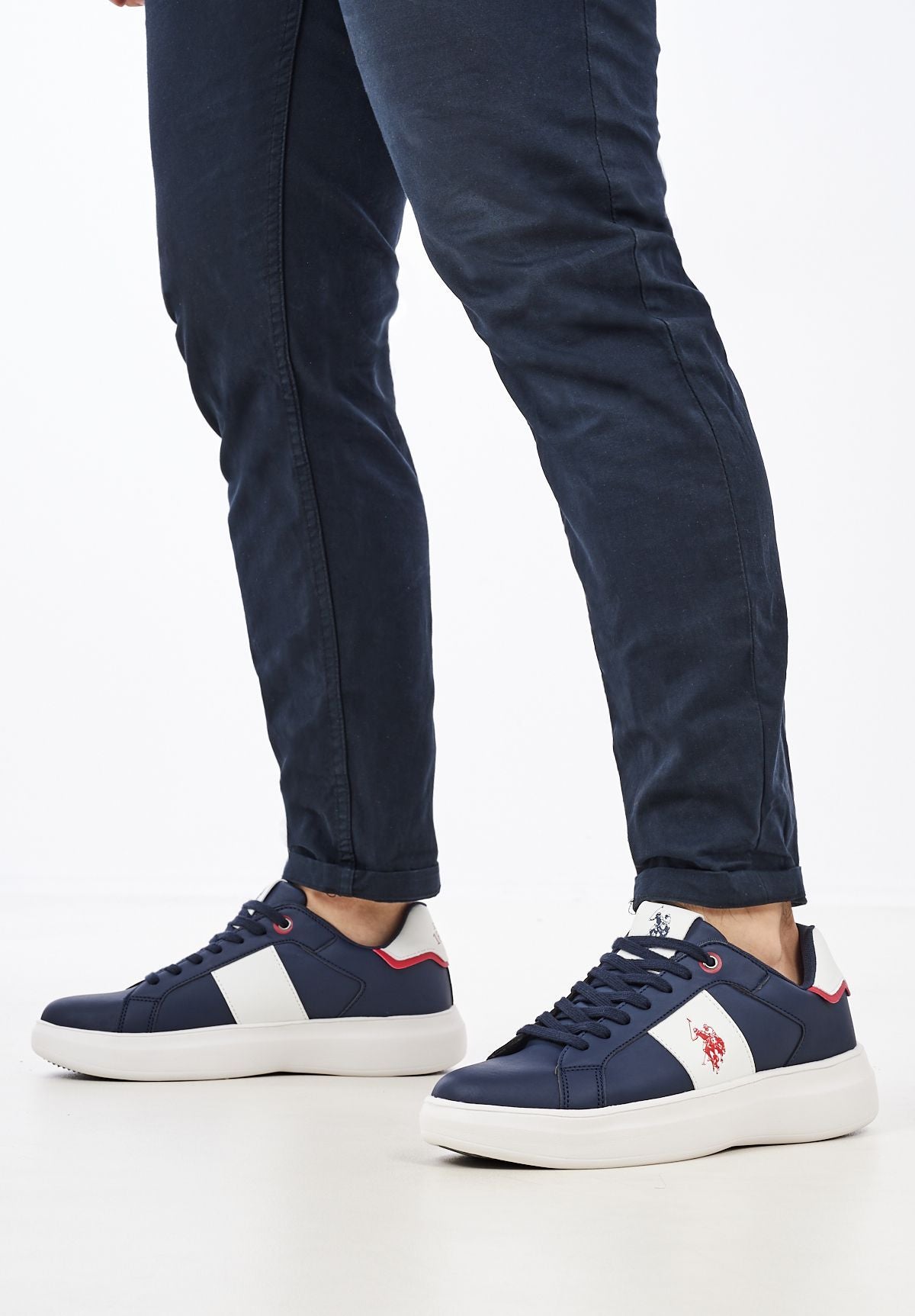 Gray Artificial Leather Men Sneaker