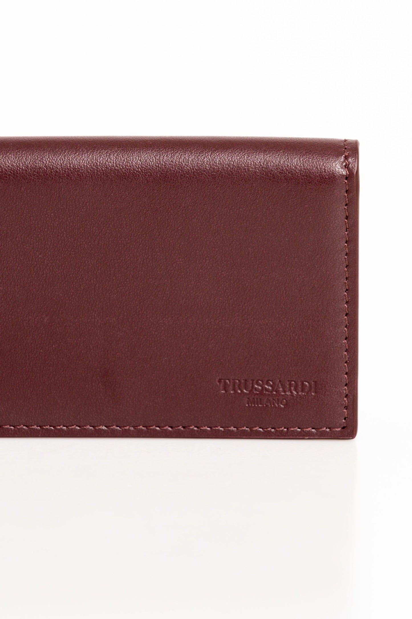 Brown Calfskin Men Wallet