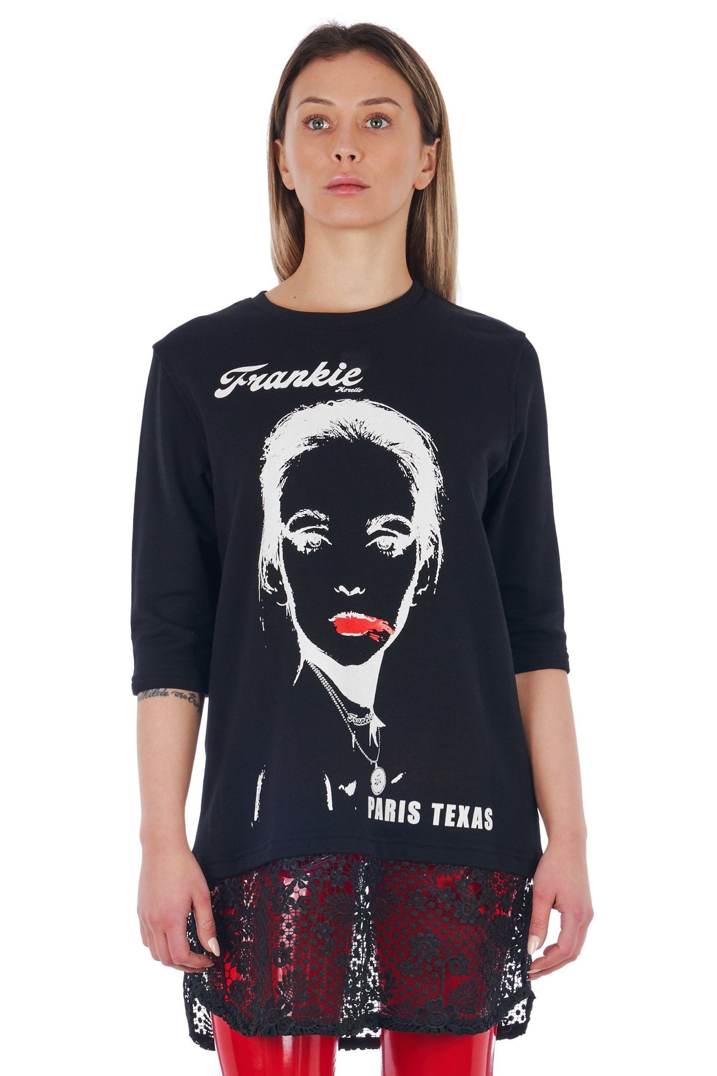 Black Cotton Women Sweater
