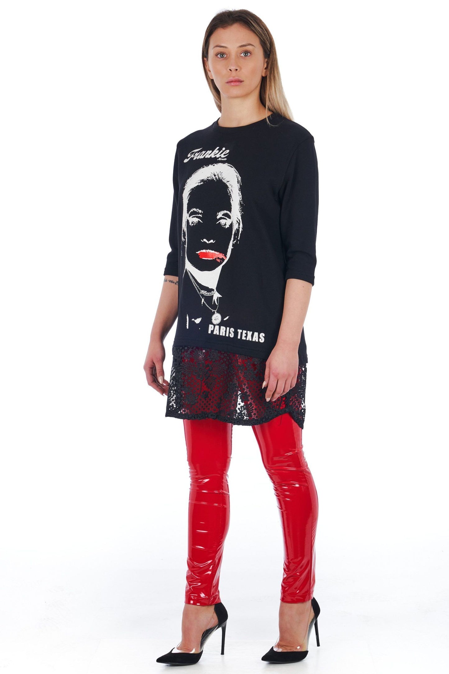 Black Cotton Women Sweater