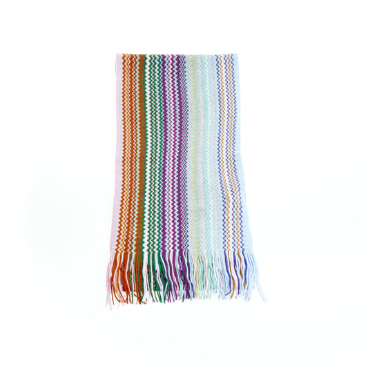 Multicolor Wool Women Scarf