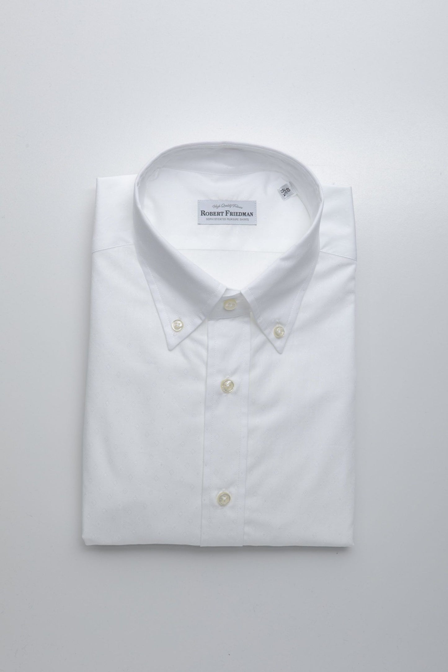 White Cotton Men Shirt