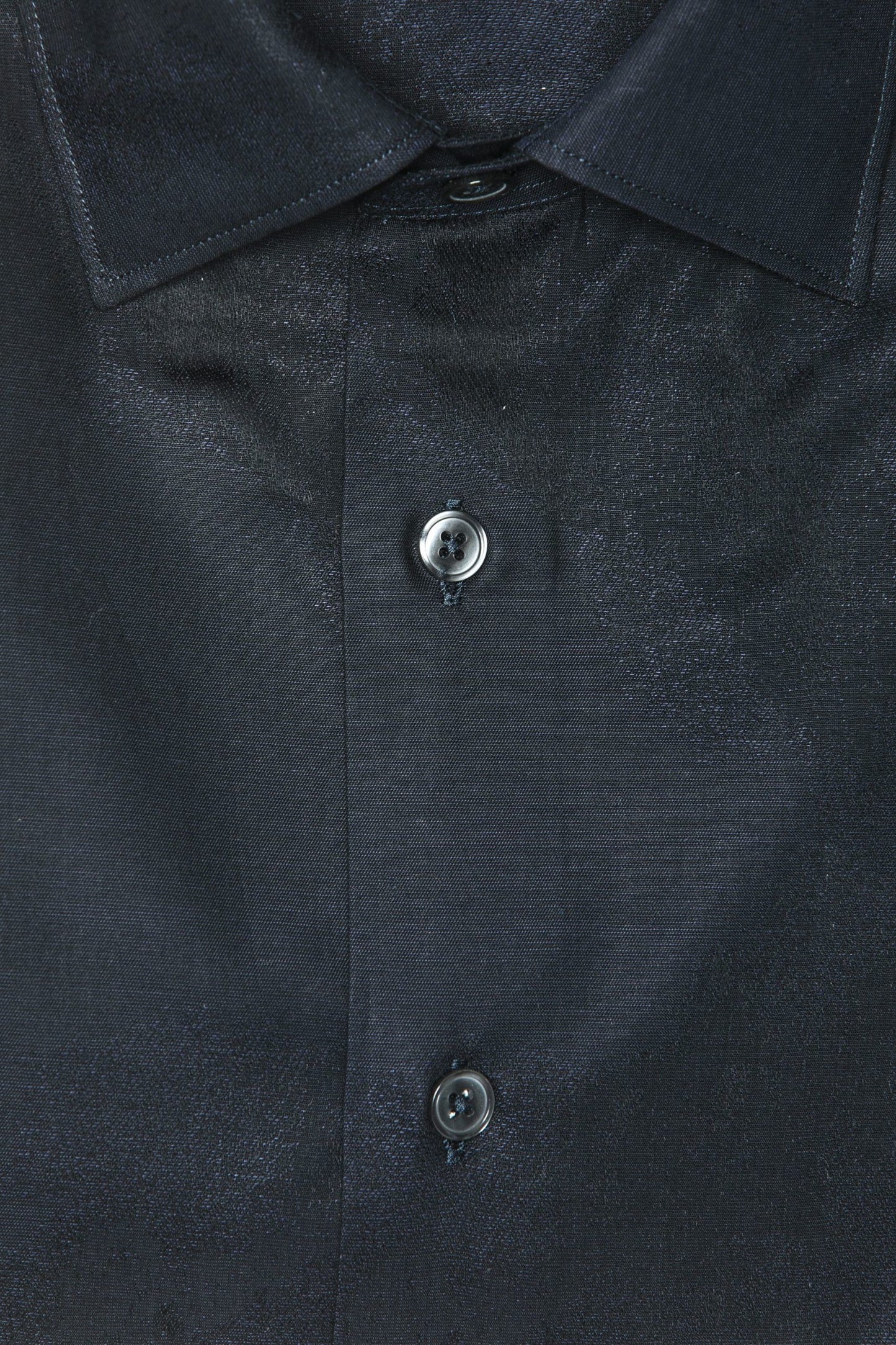 Black Cotton Mens Shirt