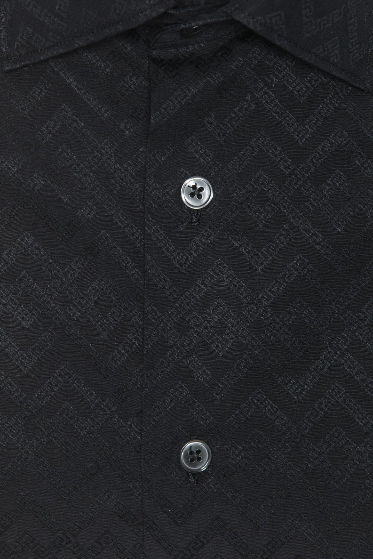 Black Cotton Men Shirt