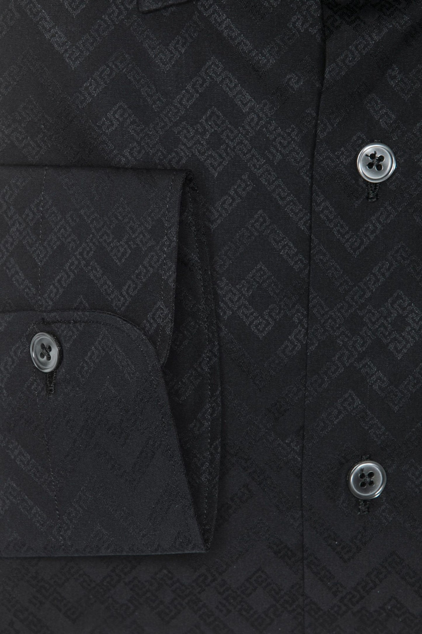 Black Cotton Men Shirt
