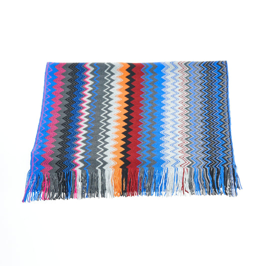 Multicolor Wool Men Scarf