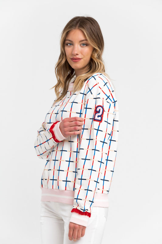 White Cotton Women Sweater