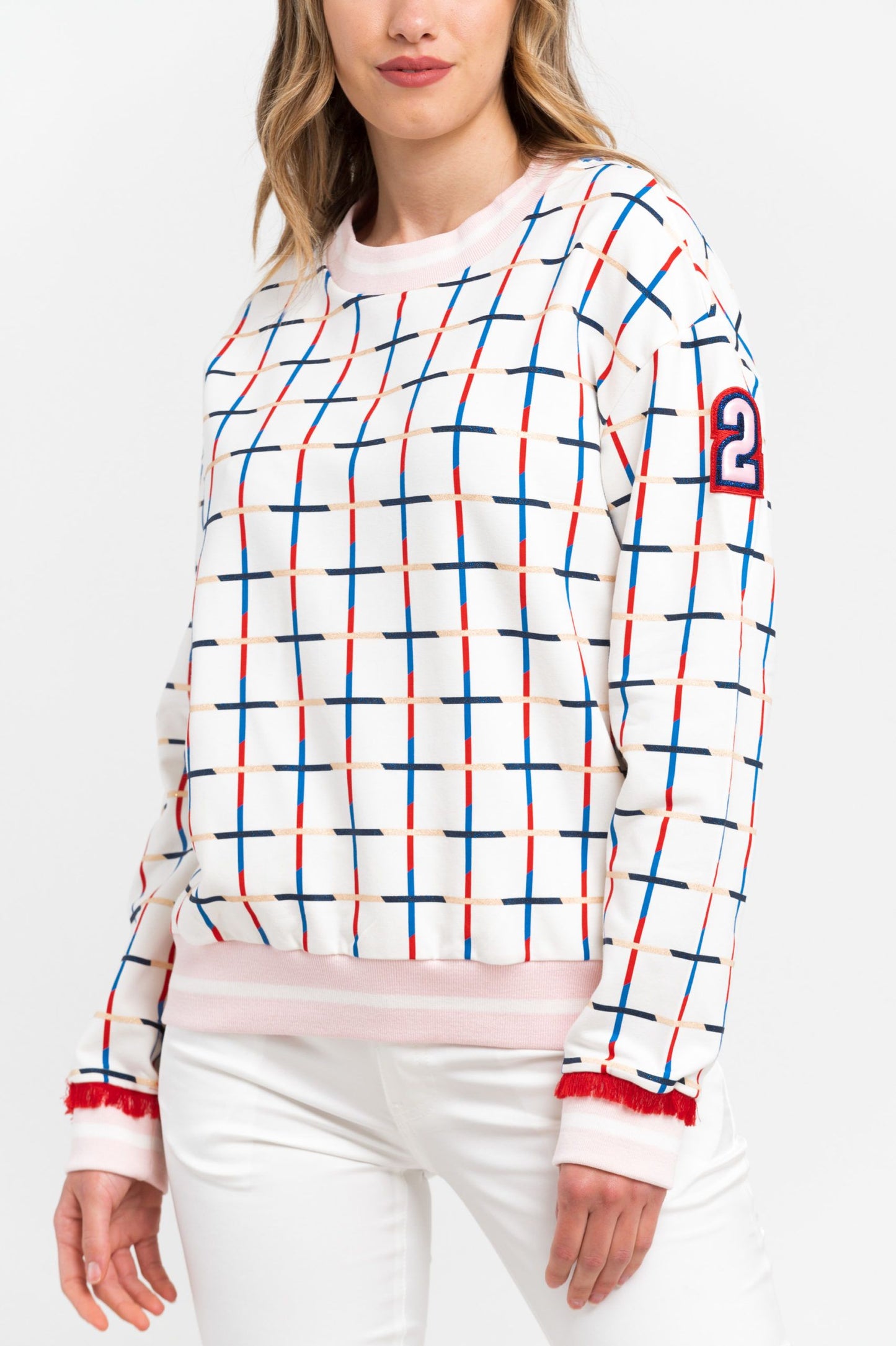 White Cotton Women Sweater