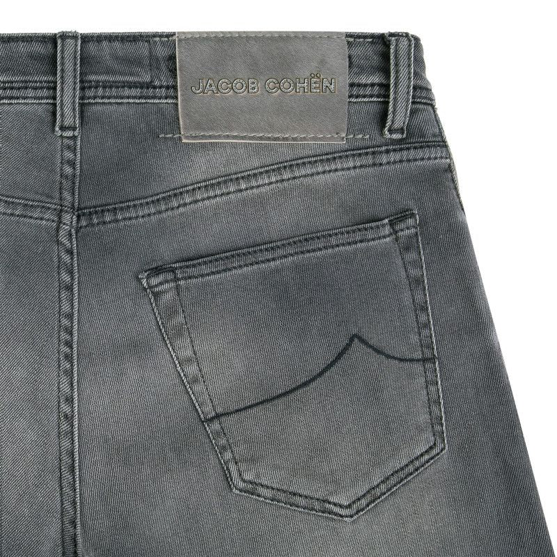 Gray Cotton Men Jeans