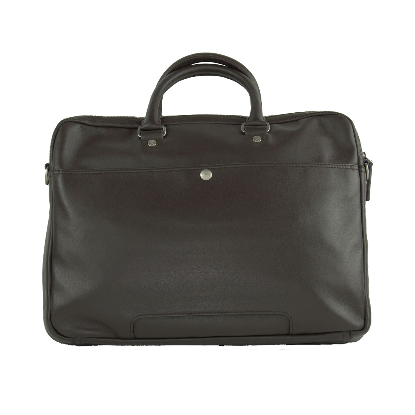 Brown Leather Men Briefcase