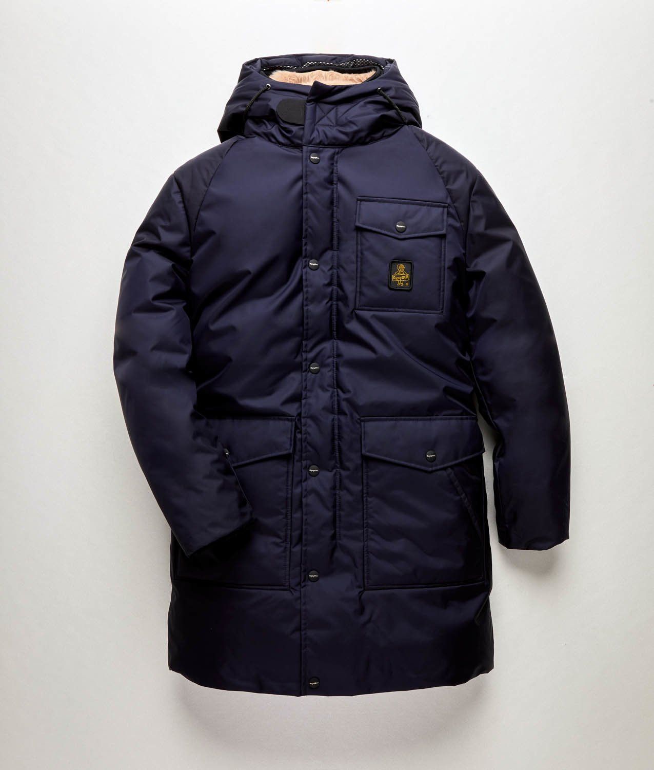 Blue Polyamide Men Jacket